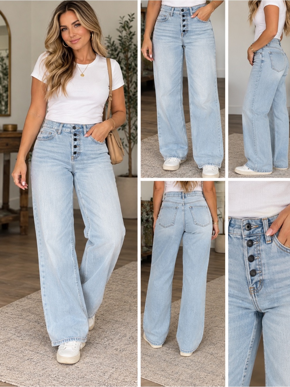 Universal Thread Pale Blue Straight Leg Jeans